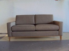 Vincent 2 Seater Lounge. Timber Legs. Any Fabric Colour
